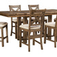 Moriville - Rectangular Dining Table Set - Counter Height