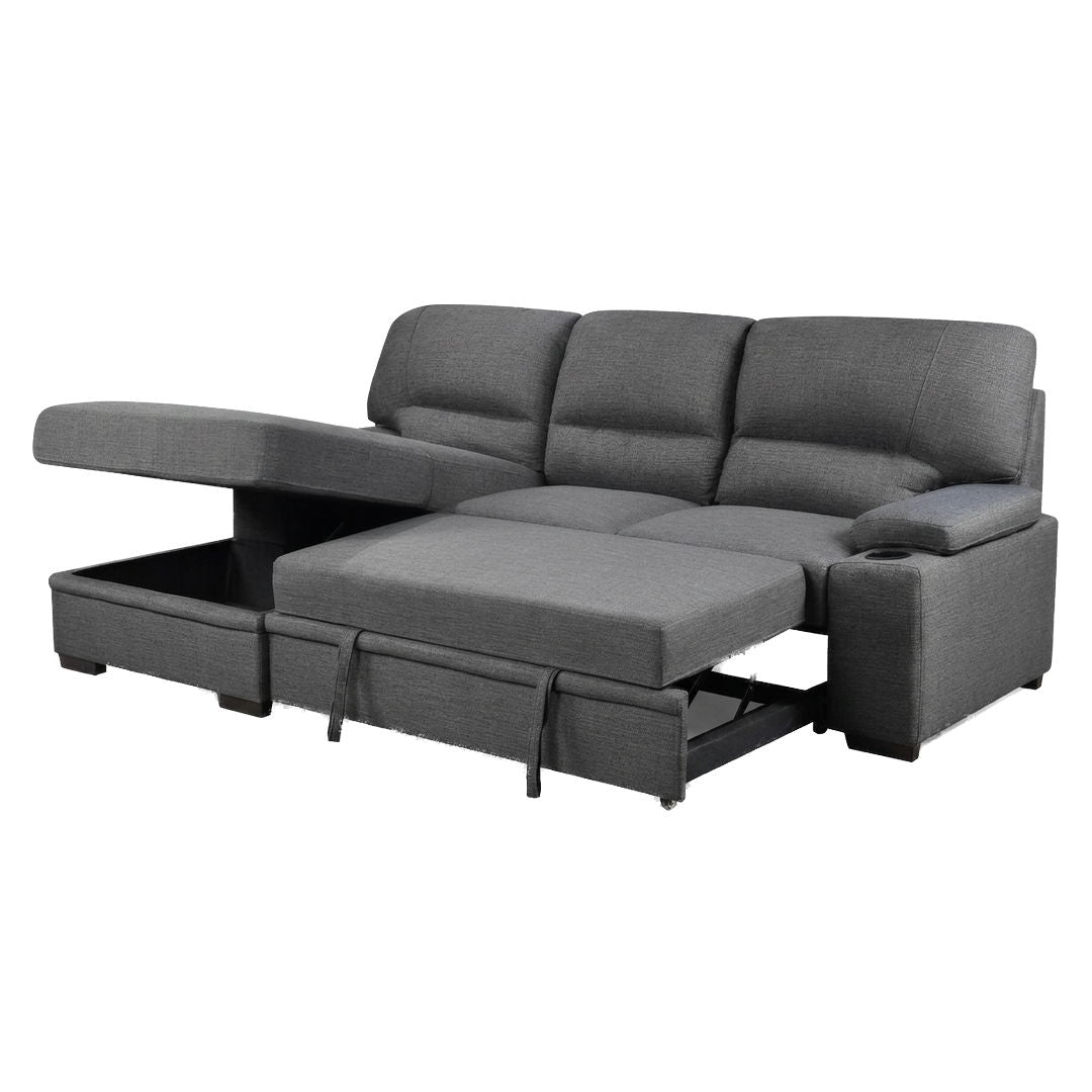 Porter Sleeper Sectional with Cup Holders