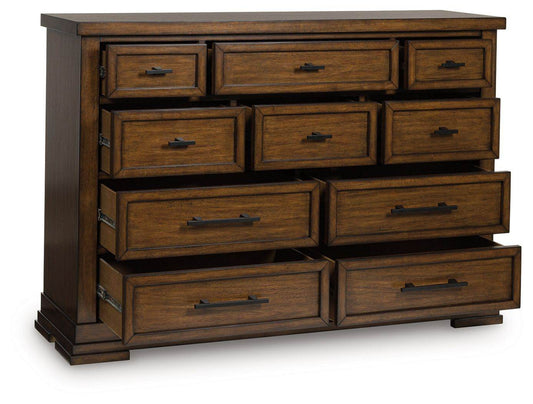 Taffenbrook - Medium Brown - Dresser - Forward Furniture