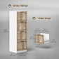 4-Drawer Farmhouse Filing Cabinet with Lock - White