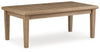 Carter Hall - Rectangular Cocktail Table - Beige
