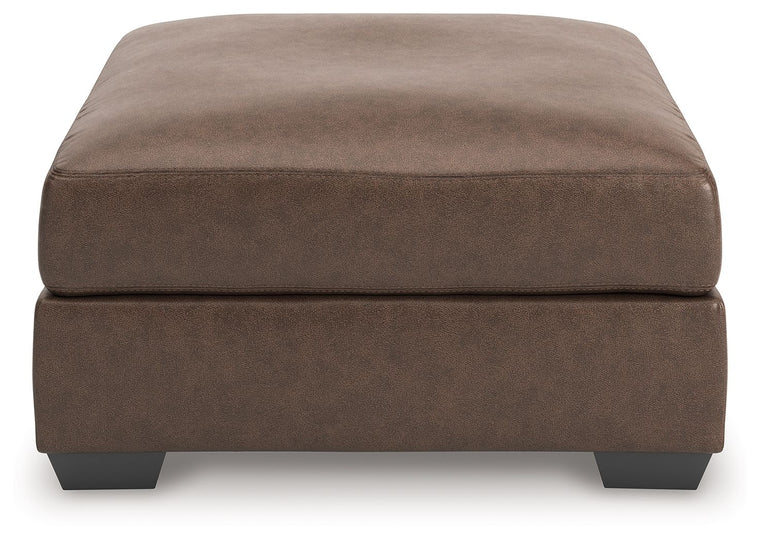 WillowBend - Oversized Accent Ottoman - Umber