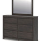 Fraluna - Charcoal - Dresser And Mirror - Forward Furniture