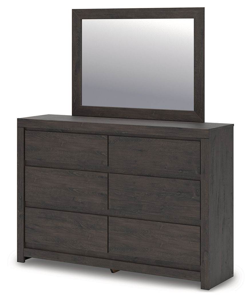 Fraluna - Charcoal - Dresser And Mirror - Forward Furniture