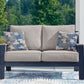 East Beach - Loveseat With Cushion - Blue