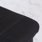Modern Dining Chairs High Back Upholstered Linen Fabric with Metal Legs for Kitchen Black