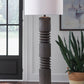 Fainwell - Poly Floor Lamp - Distressed Black