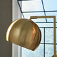 Sorcha - Metal Floor Lamp - Gold Finish / Black