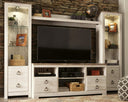 4 Pc. Entertainment Center, 64" TV Stand