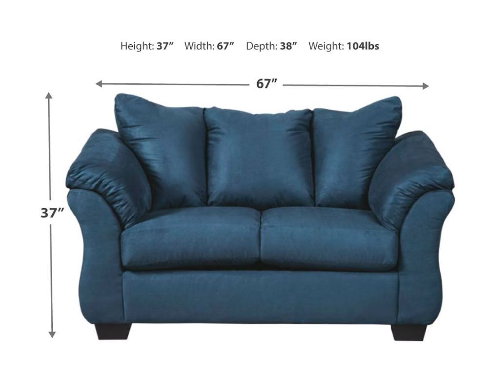 Darcy - Stationary Loveseat