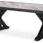 Beachcroft - Rect Dining Table W/Umb Opt