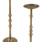 Larwick - Antique Brass Finish - Candle Holder Set (Set of 2)