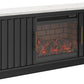 Cadmori - TV Stand With Fireplace Option