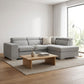 Bel Air Storage Sectional Sofa Bed — Reversible Chaise