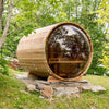 Aurora Panorama Barrel Sauna — 6 to 8 Person Outdoor Sauna