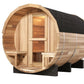 Nordic Porch Barrel Sauna — 4 to 6 Person Outdoor Sauna