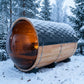 Aurora Panorama Barrel Sauna — 6 to 8 Person Outdoor Sauna