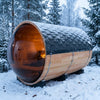 Aurora Panorama Barrel Sauna — 6 to 8 Person Outdoor Sauna