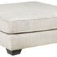 Rawcliffe - Parchment - Oversized Accent Ottoman