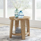 Kristiland - Light Brown - Round End Table