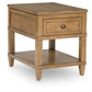 Sharlance - Light Brown - Rectangular End Table