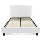 Amaryn Upholstered Platform Bed Frame with Smooth Headboard