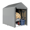 4' x 6' Bike Storage Shed with Roll-Up Door
