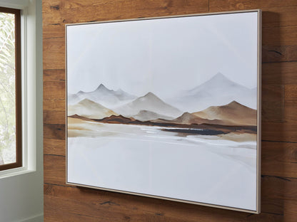 Karalen - White / Gray / Brown - Wall Art - Forward Furniture