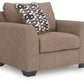 Triston-Peaks - Suede - Chair And A Half