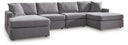 4 Pc. Sectional With Laf And Raf Corner Chaises