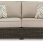 Coastline Bay - Brown - Loveseat W/Cushion