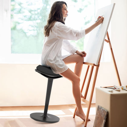 Ergonomic Wobble Standing Desk Stool - Black