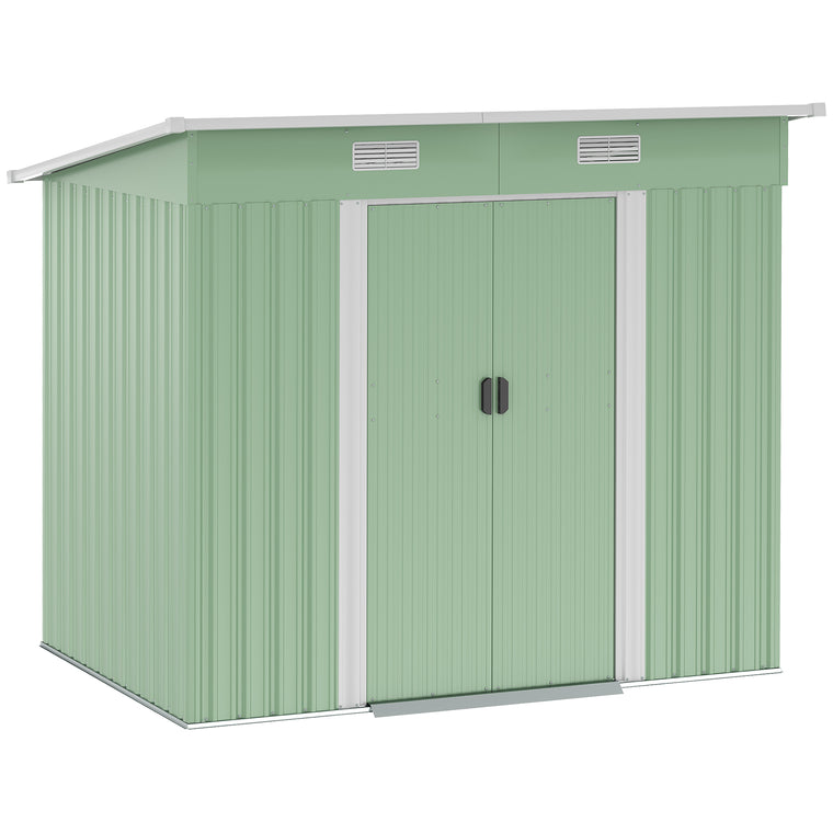 7' x 4' Metal Garden Shed