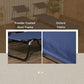 2 Piece Folding Outdoor Chaise Lounges, Pool Tanning Chairs with Reclining Back, Sunshade for Beach, Patio, Dark Grey