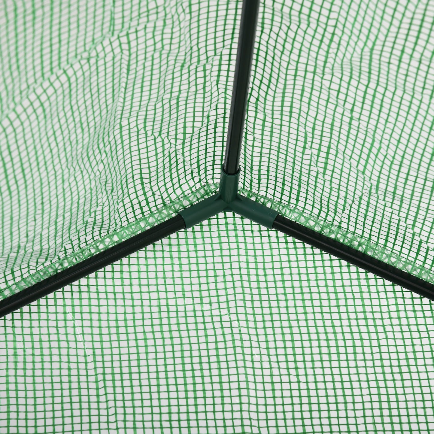 55" x 28" x 75" Walk-in Greenhouse Portable Garden Plant Flower Seed Warm House with 4 Shelves Outdoor Plant Growth Hot House PE Cover Green