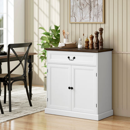 32" Farmhouse Sideboard with Drawer