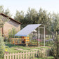 9.8' x 13.1' x 6.6' Chicken Coop Cage, Outdoor Hen House w/Cover & Lockable Door