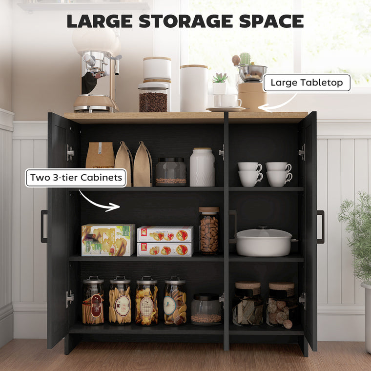 Sideboard Buffet Cabinet with 3 Doors