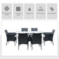 Garden Dining Set with Cushions