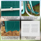 Garden Storage Tent, Patio Storage Shelter w/ Metal Frame and Double Zipper Doors, Green