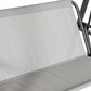 2-Seater Outdoor Porch Swing with Adjustable Canopy, Patio Swing Chair for Garden, Poolside, Backyard, Dark Blue