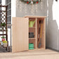 29.9" x 21.7" x 45.3" Storage Cabinet with Asphalt Roof