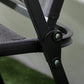 Camping Chair, Lightweight Folding Chair, Portable Armchair, Excellent for Festivals, Fishing, Dark Grey