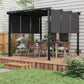 Metal Pergola, Outdoor Pergola with Retractable Canopy, for Garden, Patio, Backyard, Deck