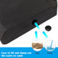 4 Pieces Umbrella Base Parasol Stand for Cantilever Umbrella Fill w/ Sand or Water Black