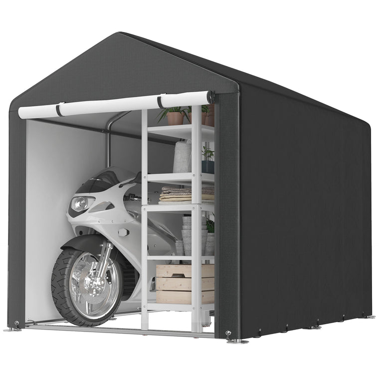 Portable Bicycle Shed with Galvanized Steel Frame
