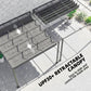 10' x 10' Retractable Pergola Canopy, Wall-Mounted Pergola, Outdoor Sun Shade Shelter for Garden, Balcony, Dark Grey