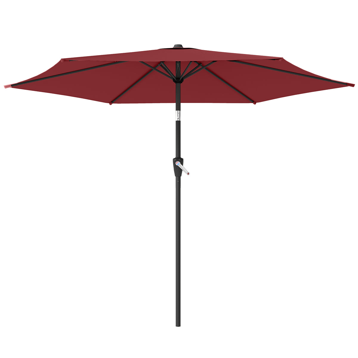 9' Patio Umbrella with 6 Ribs & UV Protection