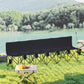 6 Seat Folding Camping Chair with Cup Holder and Carrying Case for Camping, Picnic, Sports Events, Blue