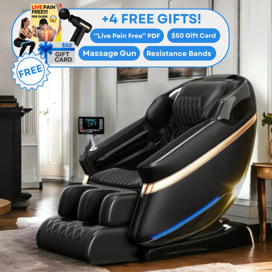 Bliss Leather Heated Massage Chair Pro